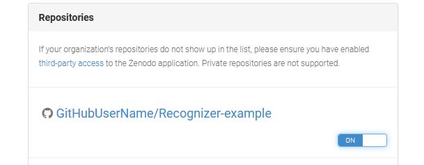 Picture of Zenodo repository switch